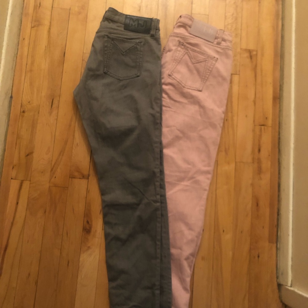 Marc Jacobs skinny jeans with emblem on pocket